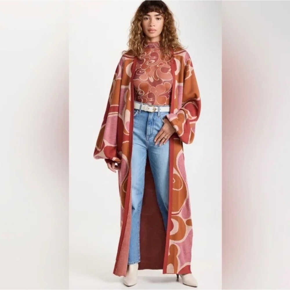 Andrea Iyamah full length ally knit cardigan